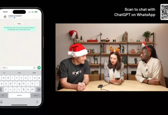 OpenAI, ChatGPT’yi WhatsApp’a Ekledi: Yapay Zeka Destekli Sohbet Deneyimi Bir Telefon Numarası Kadar Yakın!